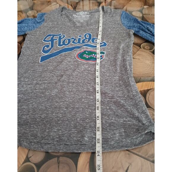 Three Square University of Florida Gators Raglan Baseball Long Sleeve Shirt M - Picture 6 of 7